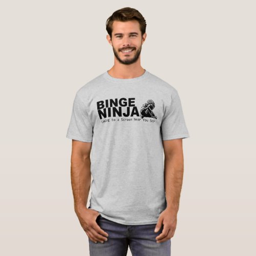 80s Vintage Movie Binge Watching Street Ninja T_Shirt