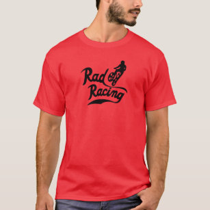 80s vintage retro rad racing bmx t-shirt