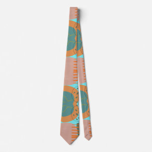 80s vintage summer vibes neck tie