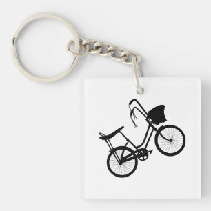 80's Wheelie (Black)  Keychain