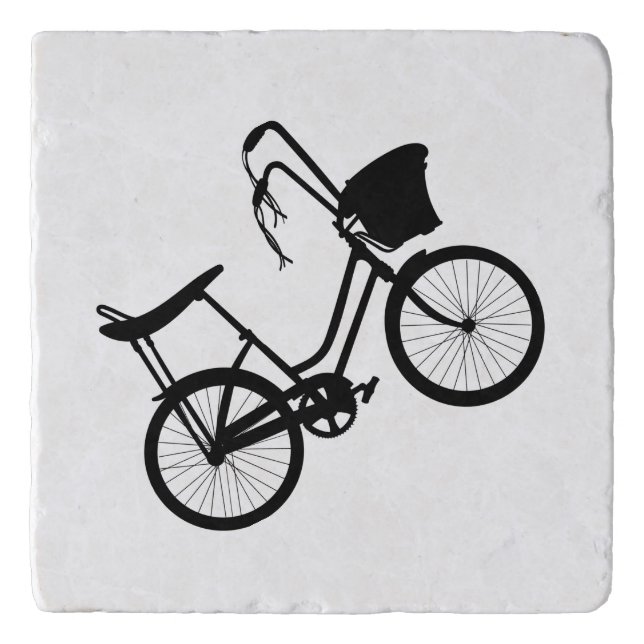 80's Wheelie (Black) Trivet (Front)