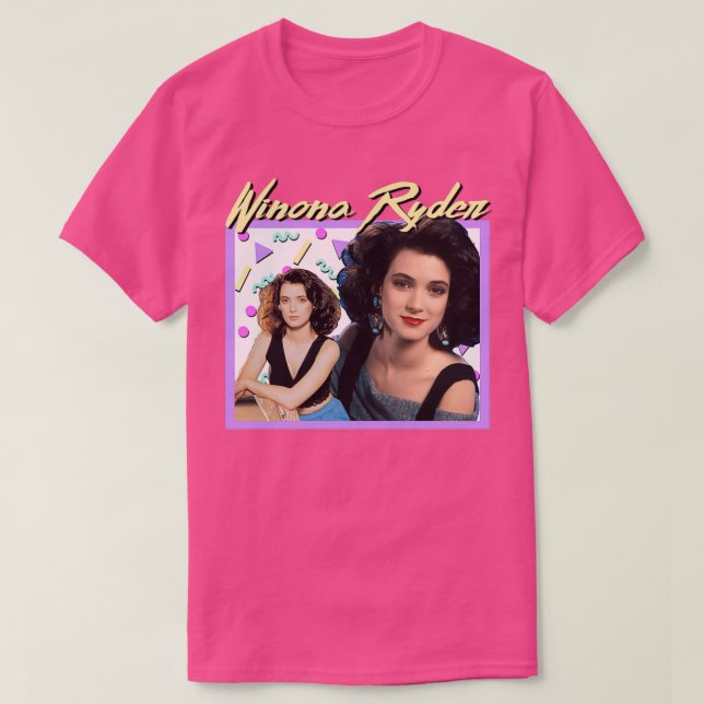 80s Winona Ryder T-Shirt (Design Front)