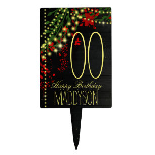 80th 85th 90th 91st 92nd 97th 98th 99th Birthday Cake Topper