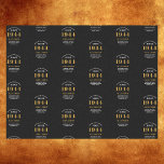 80th Birthday 1944 Black Gold Chic Elegant Tissue Paper<br><div class="desc">80th Birthday Chic 1944 Themed Black & Gold Elegant Tissue Paper. Celebrate the journey of the vintage years with our 80th Birthday 1944 Black and Gold Chic Elegant Tissue Paper. Wrapped in class and elegance, this high-quality tissue paper offers a fully personalized touch, reflecting the chic vibes of the birthday....</div>