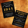 80th Birthday 1944 Black Gold Personalized For Him Flyer