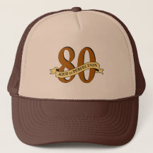 80th Birthday Cap