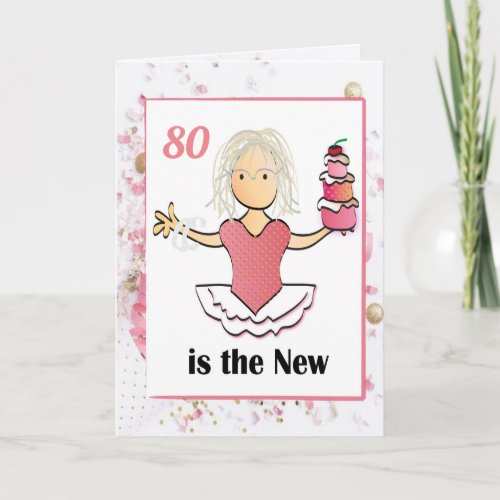 80th Birthday Card for Her _ Funny and Fun