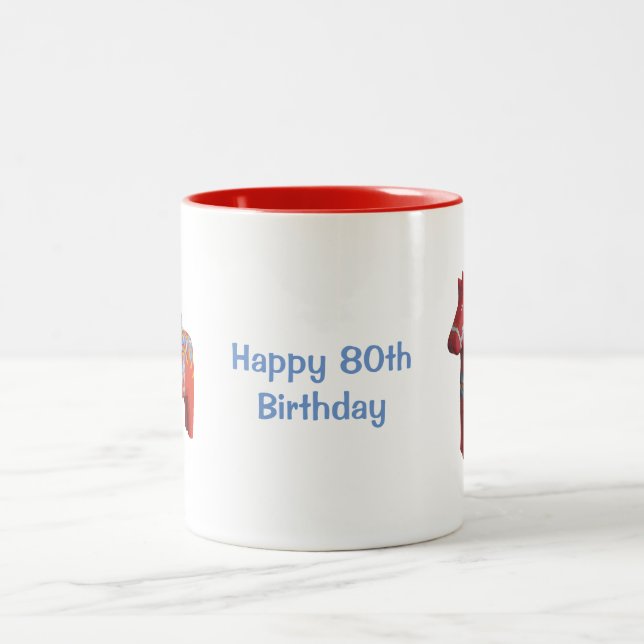 80th Birthday Coffee Mug (Center)