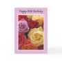 80th Birthday Colorful Roses Card | Zazzle