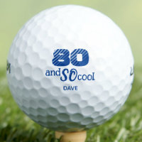 80th Birthday Dad Gift – Blue Cool 80 Years