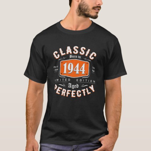 80th Birthday For Men Women 80 Year Old Classic T_Shirt