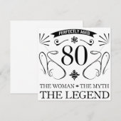 80th Birthday For Women (Front/Back)