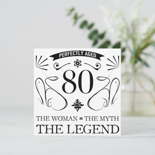 80th Birthday For Women (Standing Front)