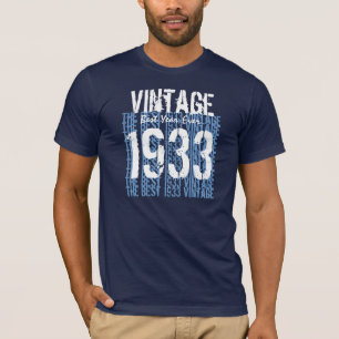 80th Birthday Gift 1933 or ANY YEAR Vintage V01 T-Shirt