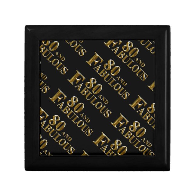 80th Birthday  Gift Box (Front)