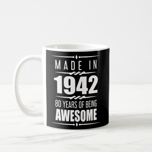 80th Birthday Gifts Men Women 80 Year Old 80th Coffee Mug