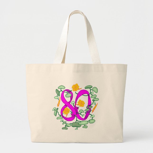 80th Birthday Gifts Tote Bag (Front)