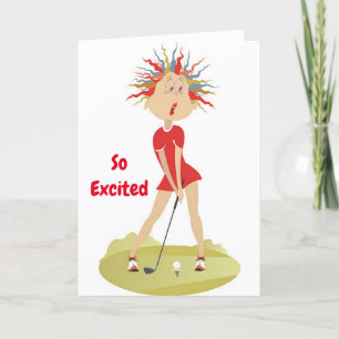 **80th BIRTHDAY HUMOR FOR GOLFER** Card
