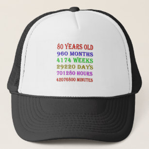 80th Birthday Milestones Trucker Hat