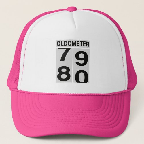 80th Birthday Oldometer Trucker Hat