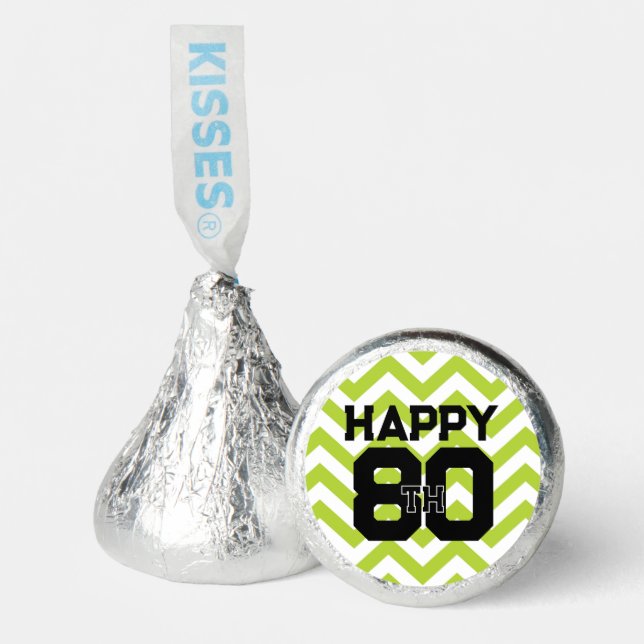 80th Birthday or Any Age Hershey®'s Kisses® (Front)