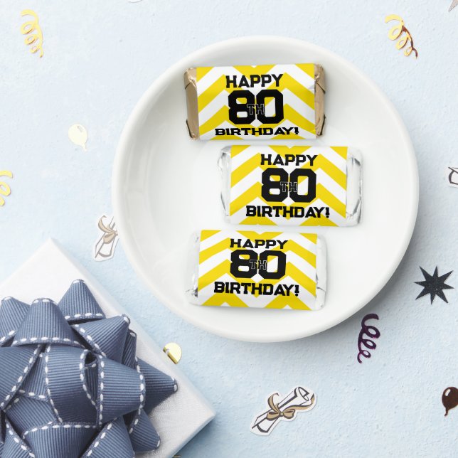 80th Birthday or Any Age Hershey's Miniatures (Party)