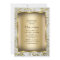 80th Birthday Party Elegant Gold Bow Floral Swirl