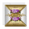 80th Birthday Party Elegant Purple Gold Roses 3