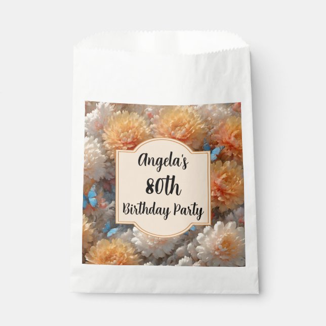 80th Birthday Party Favor Bag (Front)