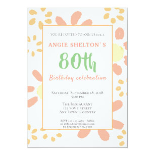 Funny 80th Birthday Invitations | Zazzle