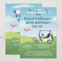 80th Birthday Party Men's Golf Theme Party