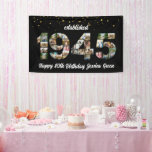 80th Birthday party Photo Collage Established 1945 Banner<br><div class="desc">Celebrate an extraordinary 80 years with this captivating 80th Birthday Photo Collage Banner, created by The Arty Apples. With personal photos arranged in the shape of "1945, " this banner beautifully captures the journey of a lifetime, making it the perfect centerpiece for an 80th birthday celebration. Cherish special memories and...</div>