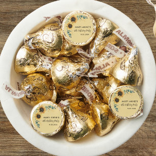 80th Birthday Party Sunflower Floral Hershey®'s Kisses®