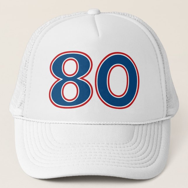 80th Birthday Party Trucker Hat (Front)
