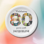 80th Birthday Photo Template Invitation Paper Plates<br><div class="desc">Celebrate your 80th birthday in style with these unique photo template paper plates from Zazzle. Invite all your friends and family to join you for the special day with our unique party accessories. Choose your photos to create cute and playful or classic and sophisticated. Create a cherished keepsake that will...</div>