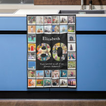 80th Birthday Photo Template