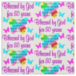80TH BIRTHDAY PRAYER FABRIC