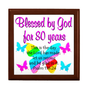 80TH BIRTHDAY PRAYER GIFT BOX