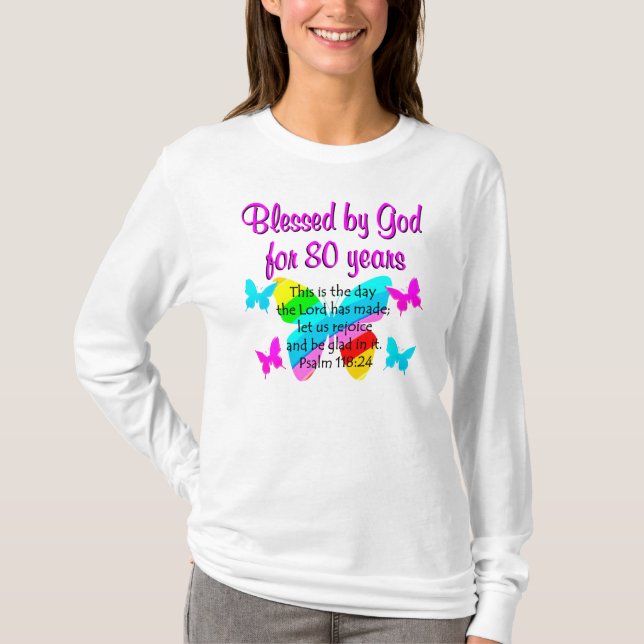 80TH BIRTHDAY PRAYER T-Shirt (Front)