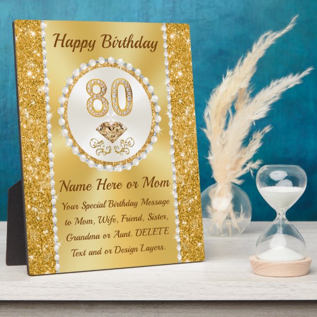 Birthday Present Gifts For 80 Year Old Mom Gifts For Mom's 80th