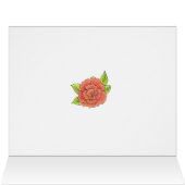 80th Birthday Rose Card (Inside Horizontal (Top))