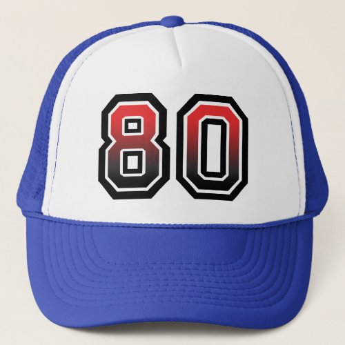 80th Birthday Trucker Hat