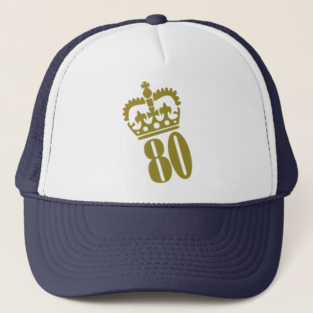 80th Birthday Trucker Hat (Front)