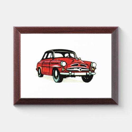 80th Birthday Vintage Classic Car Fun Retro gift Award Plaque