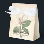 80th Birthday Vintage Magnolia Thank You Favor Box<br><div class="desc">Customizable 80th Birthday Thank You favor Box with Vintage Botanical (magnolia) Watercolors by Pierre-Joseph Redouté. You can easily change text color, font, size and position by clicking the customize button. Matching paper napkins, paper plates, invitation, guest book (spiral notebook) and more... ------- "Pierre-Joseph Redouté (10 July 1759 in Saint-Hubert, Belgium...</div>