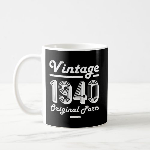 80Th Birthday Vintage Men Age 80 Year Old Gifts Fo Coffee Mug