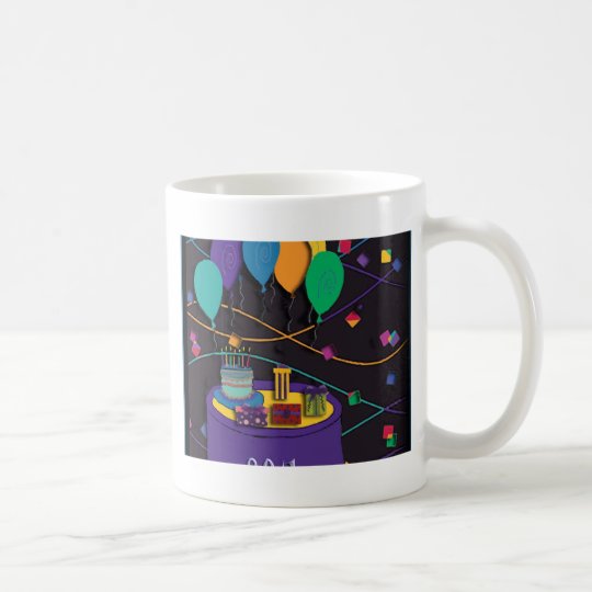 80th coffee mug