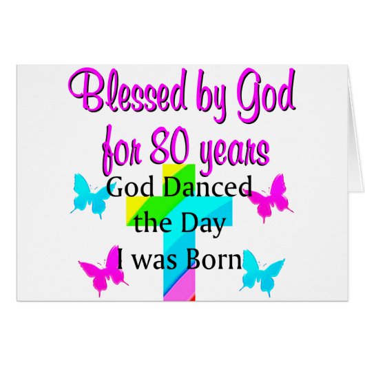 80TH GOD LOVING CARDS (Front Horizontal)