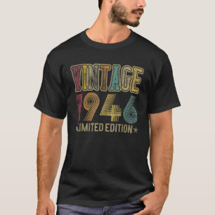 80th Retro Gifts Design For Gift Born in 1946 80 T-Shirt