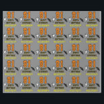 81st Birthday: Spooky Halloween Theme, Custom Name Wrapping Paper<br><div class="desc">This spooky and scary Hallowe'en birthday themed wrapping paper design features a large number "81", along with the message "HAPPY BIRTHDAY, ", and a custom name. There are also depictions of a bat and a ghost on the front. Wrapping paper like this might be fun to use when wrapping presents...</div>